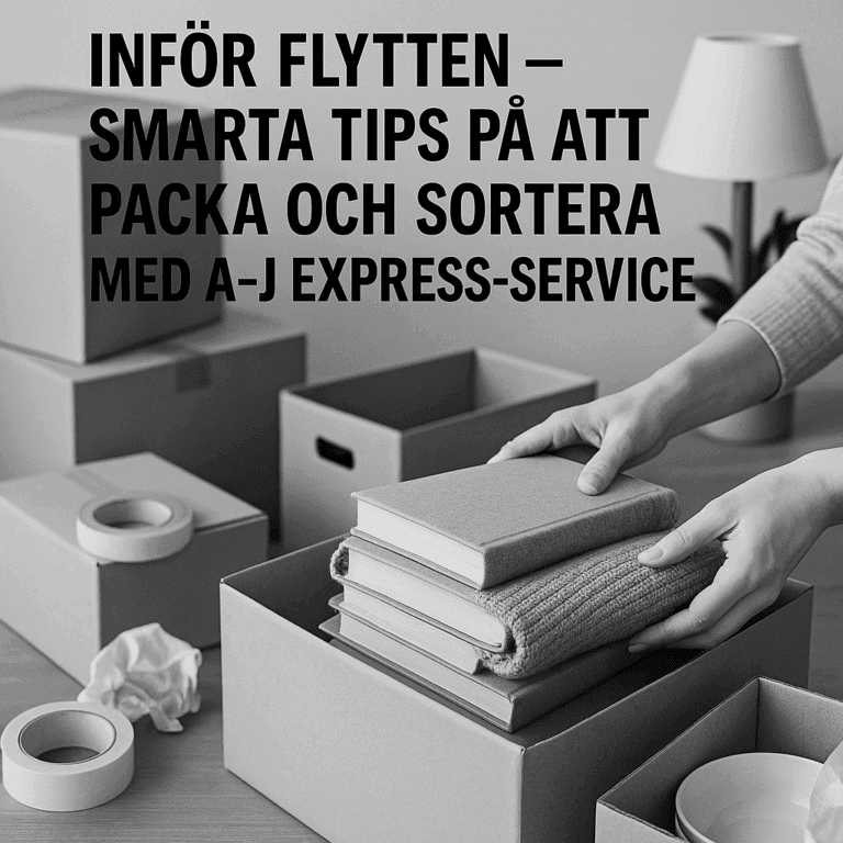 inför flytten