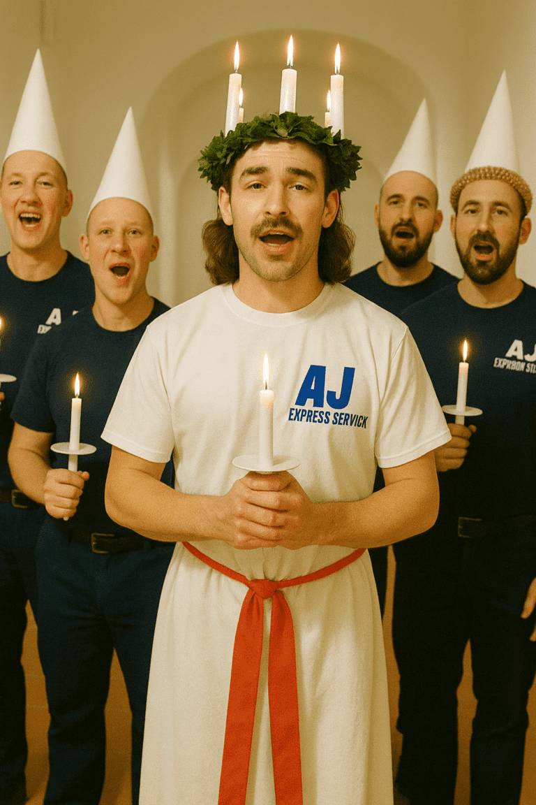 A-J Express-Service önskar er trevlig lucia